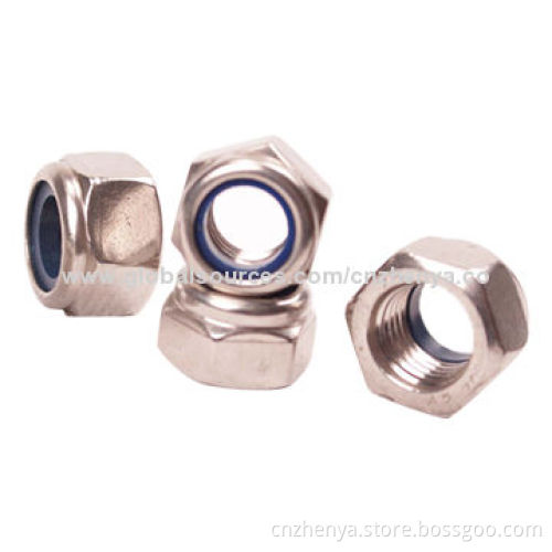Hex Nylon Lock Nuts, DIN985, 4, 5, 6, 8, 10, 12 Grades